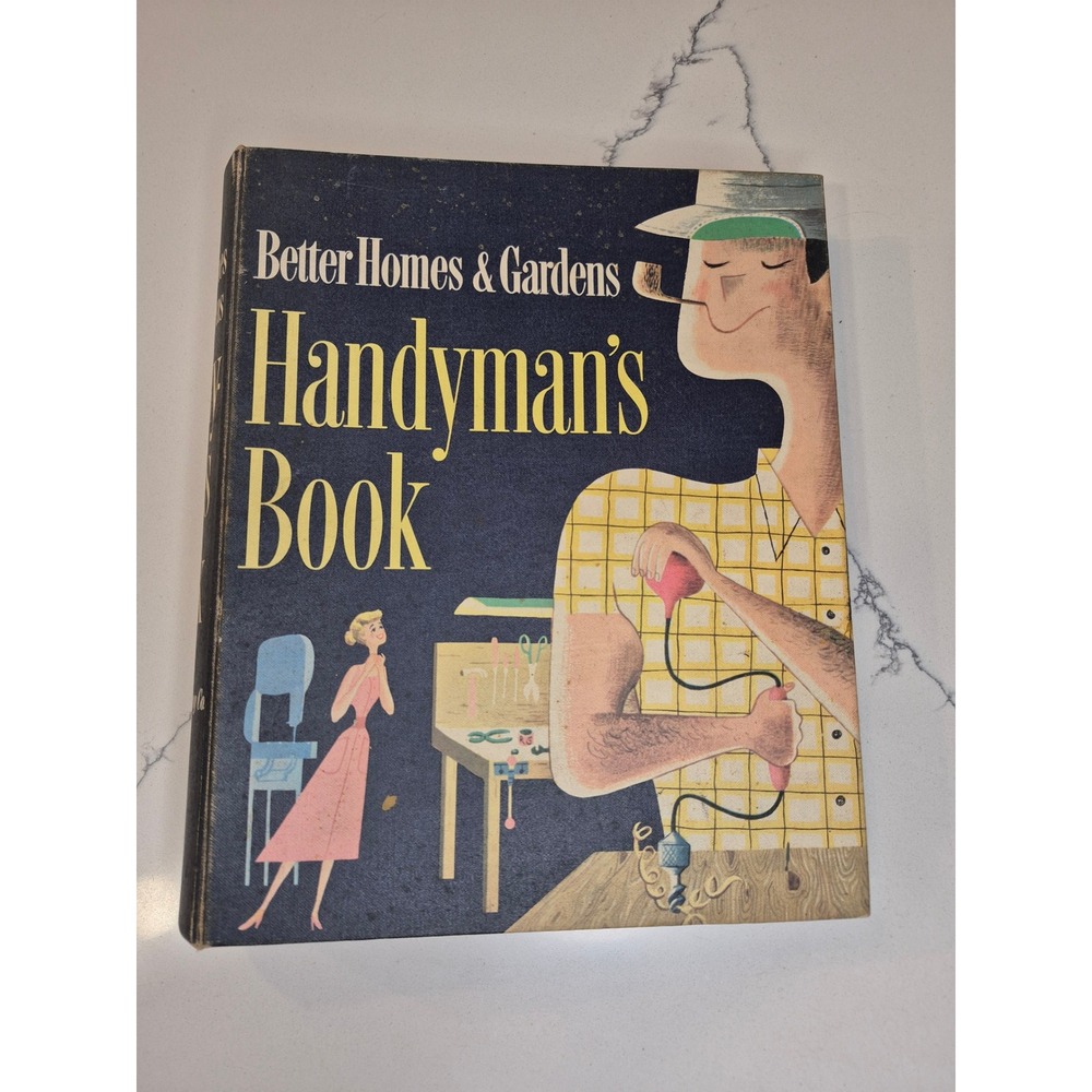 Vintage Better Homes &‎ Gardens Handyman's Book Ring Bound DIY Guide 1950s